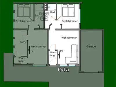 Ferienwohnung für 4 Personen (45 m²) in Bad Gandersheim 10/10