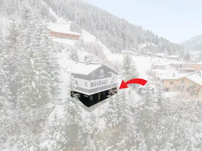 Außenseite Ferienhaus [Winter]