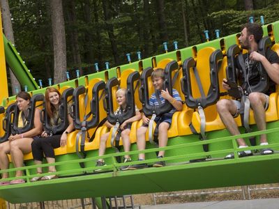 Top-Spin-Ride im Baumhotel des Styrassic Parks