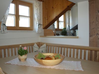 Essecke in der Ferienwohnung