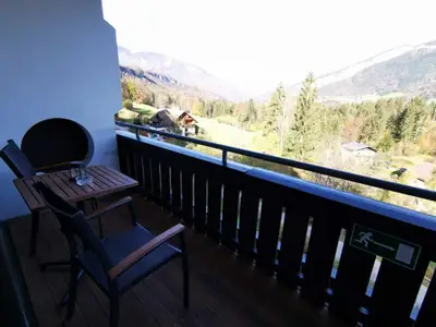 Balkon mit Aussicht auf die Ewige Wand