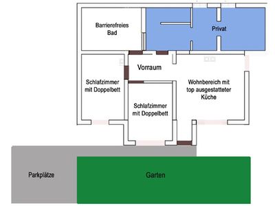 Ferienwohnung Stoablick Plan