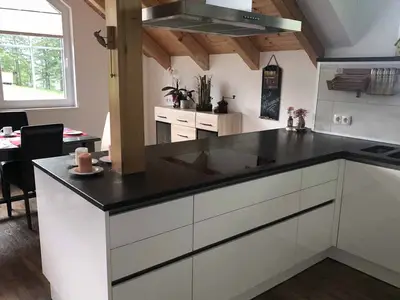 Küche der Ferienwohnung Familie Unterberger Bad Goisern