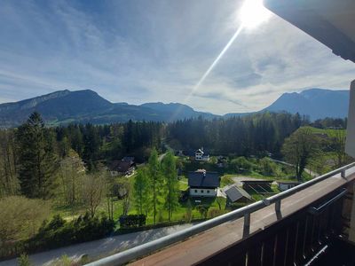 Panoramablick vom Balkon