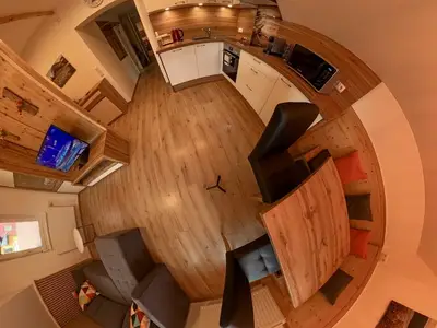 Wohnbereich mit Küche