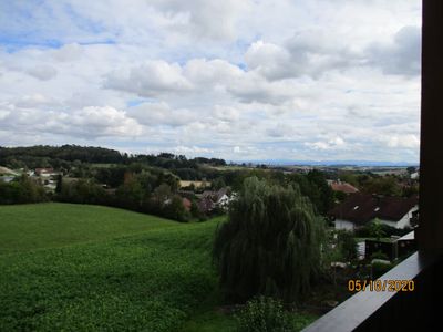 Ausblick vom Balkon