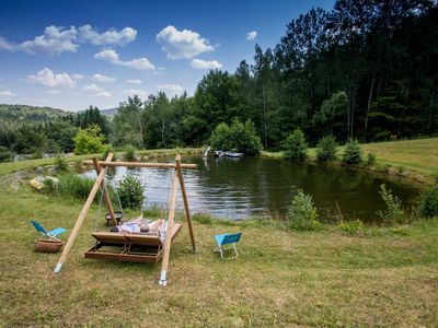 Teich im Sommer