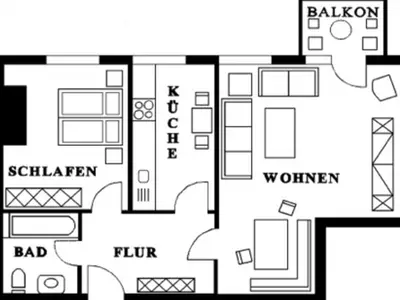 Ferienwohnung für 3 Personen (56 m²) in Bad Harzburg 3/9