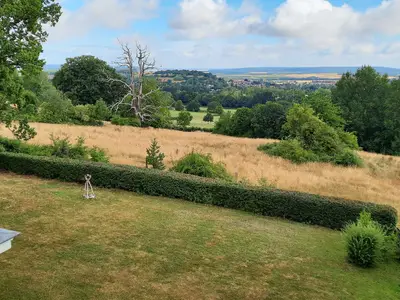Blick aus dem Wohnzimmerfenster