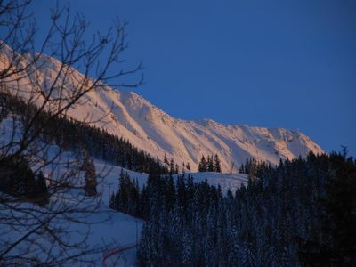 Blick aus Wohnzimmer auf Iseler