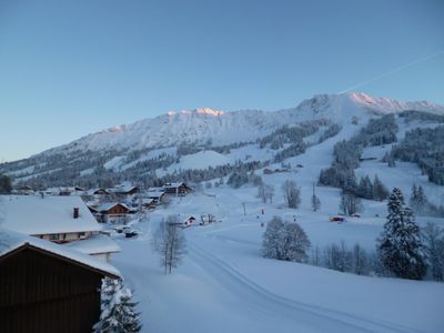 Skigebiet_Oberjoch vom Balkon der Wohnungen