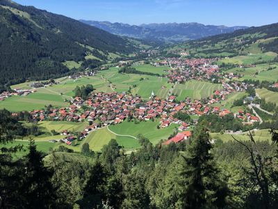 Blick nach Bad Oberdorf Sommer