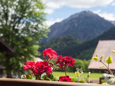 Gästehaus Eberhart Blick auf die Rotspitze