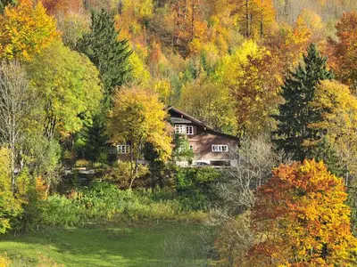 Haus Bürgle im Herbst