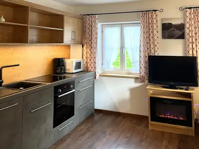 Küche mit TV