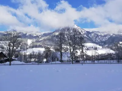 Langlauf-(Nacht)Loipe mit Blick zum Hirschberg