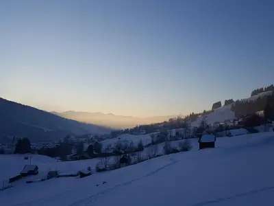 Winnterstimmung Blick vom Kalvarienberg
