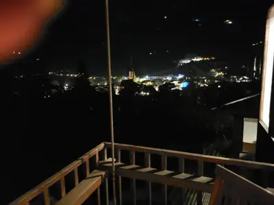 Abendstimmung vom Balkon