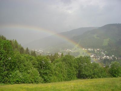 Ausblick auf Bad Kleinkirchheim