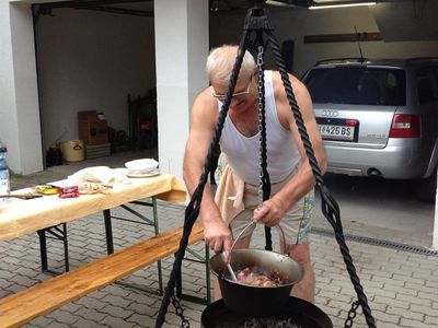 Grillen mit Gästen