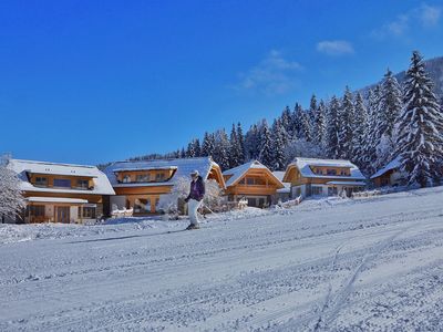 Chalets an der Piste