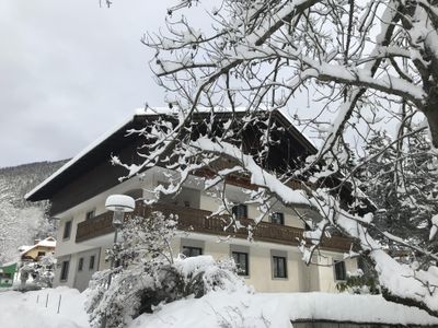 Ansicht von Süden im Winter