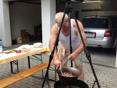 Grillen mit Gästen