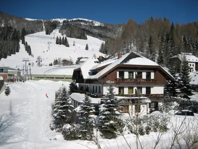 Winterbild m Gondelbahn