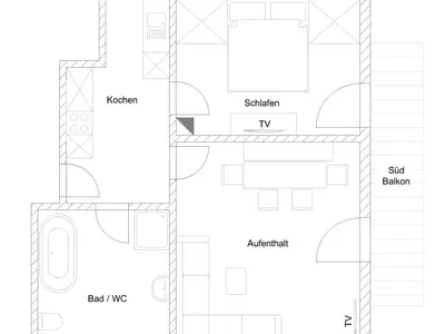 Ferienwohnung für 4 Personen (59 m²) in Bad Kohlgrub 8/10