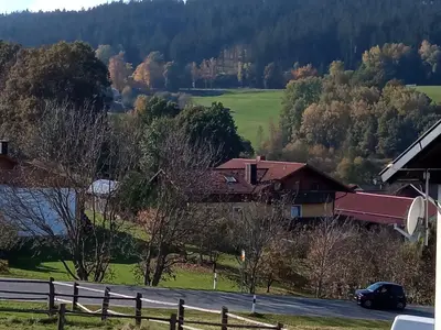 Blick vom Balkon