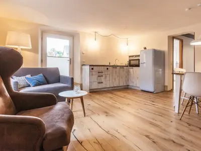 Küche und Wohnbereich