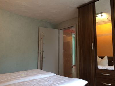 Ferienwohnung 1 (31 m²) behindertenfreundlich Schlafzimmer
