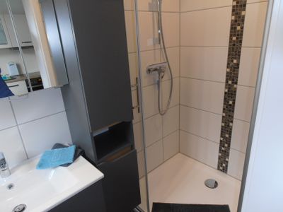 Ferienwohnung zur Rosenkönigin - Dusche