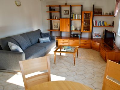 Ferienwohnung Karl-Wohnküche mit Schlafsofa