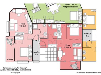 Grundriss 9B OG Fewo Waidweg
