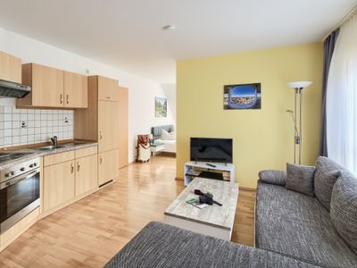 Ferienwohnung 9B Nr. 3 - kombinierter Wohn- und Schalfbereich