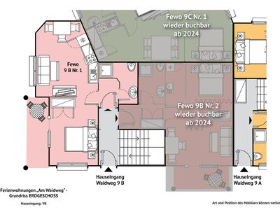 Grundriss 9B EG Fewo Waidweg