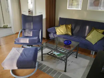 Gemütliche Sofaecke im Wohnzimmer