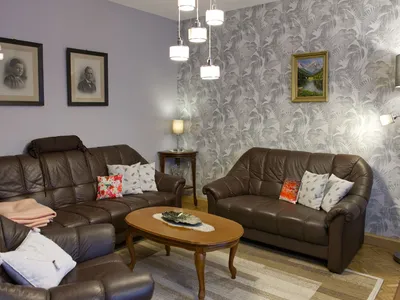 Sofa-Sitzecke im Wohnzimmer
