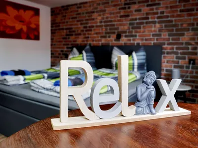 Relax - Dekoaufsteller spricht für sich