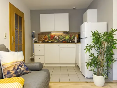 Offene Küchenzeile im Wohnbereich