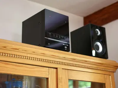 Für Musik im Urlaub ist dank der Musikanlage gesorgt