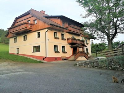 Ferienhof Gindl, Tauplitz, Blick zum Haus