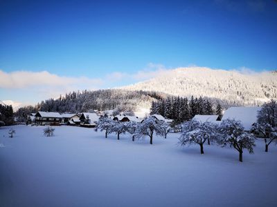 Ferienwohnung Bergfeeling, Winterlandschaft