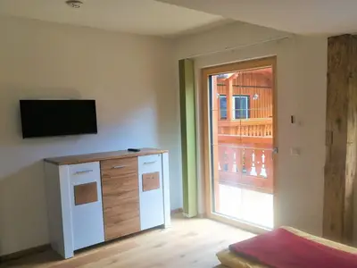 Ferienhof Gindl,Tauplitz, Ferienwohnung mit Balkon