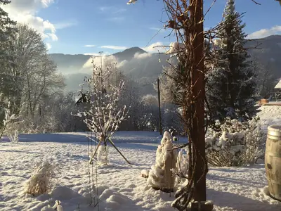 Gartenansicht Winter