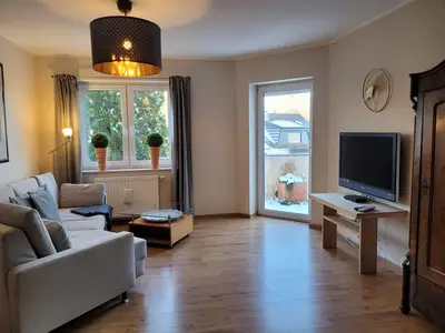 Wohnzimmer mit Terrasse