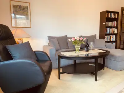 Wohnzimmer2 Wohnung mit Badewanne