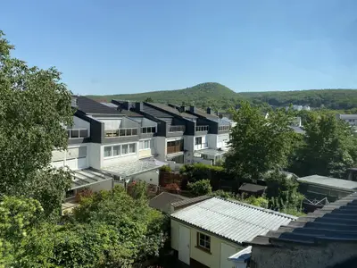 Blick auf die Rückseite des Quartiers