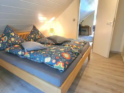 Schlafzimmer auf der Galerie